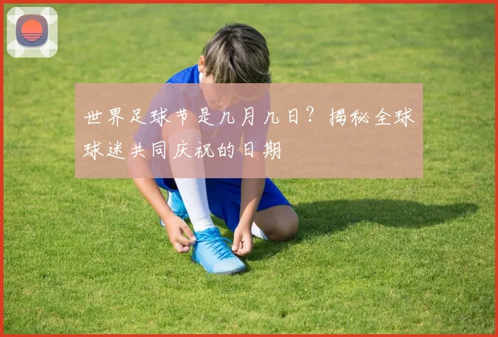 世界足球节是几月几日?揭秘全球球迷共同庆祝的日期